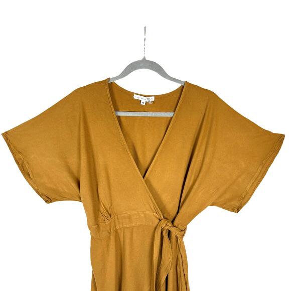 YFB V-Neck Lilly Wrap Maxi Dress Bronze Dolman Young Fabulous & Broke Revolve M - Picture 10 of 16